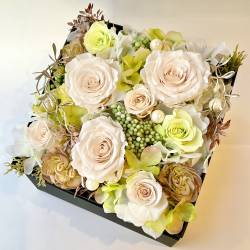 ローズBOXエレガント ホワイト【P-252】 ローズBOXエレガント ホワイト【P-252】