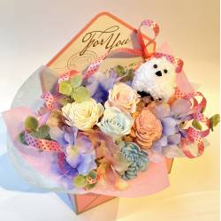 シマエナガさんレターＢＯＸ　ピンクブルー【P-251】