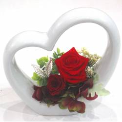 《Preserved Flower》Lovely Heart(Red) 